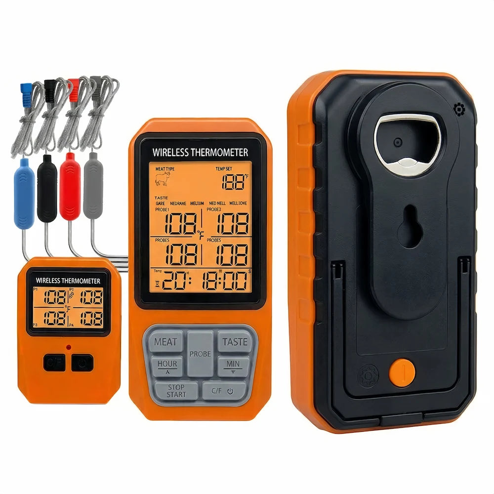 Outalu™ 4-Probe Wireless BBQ Master
