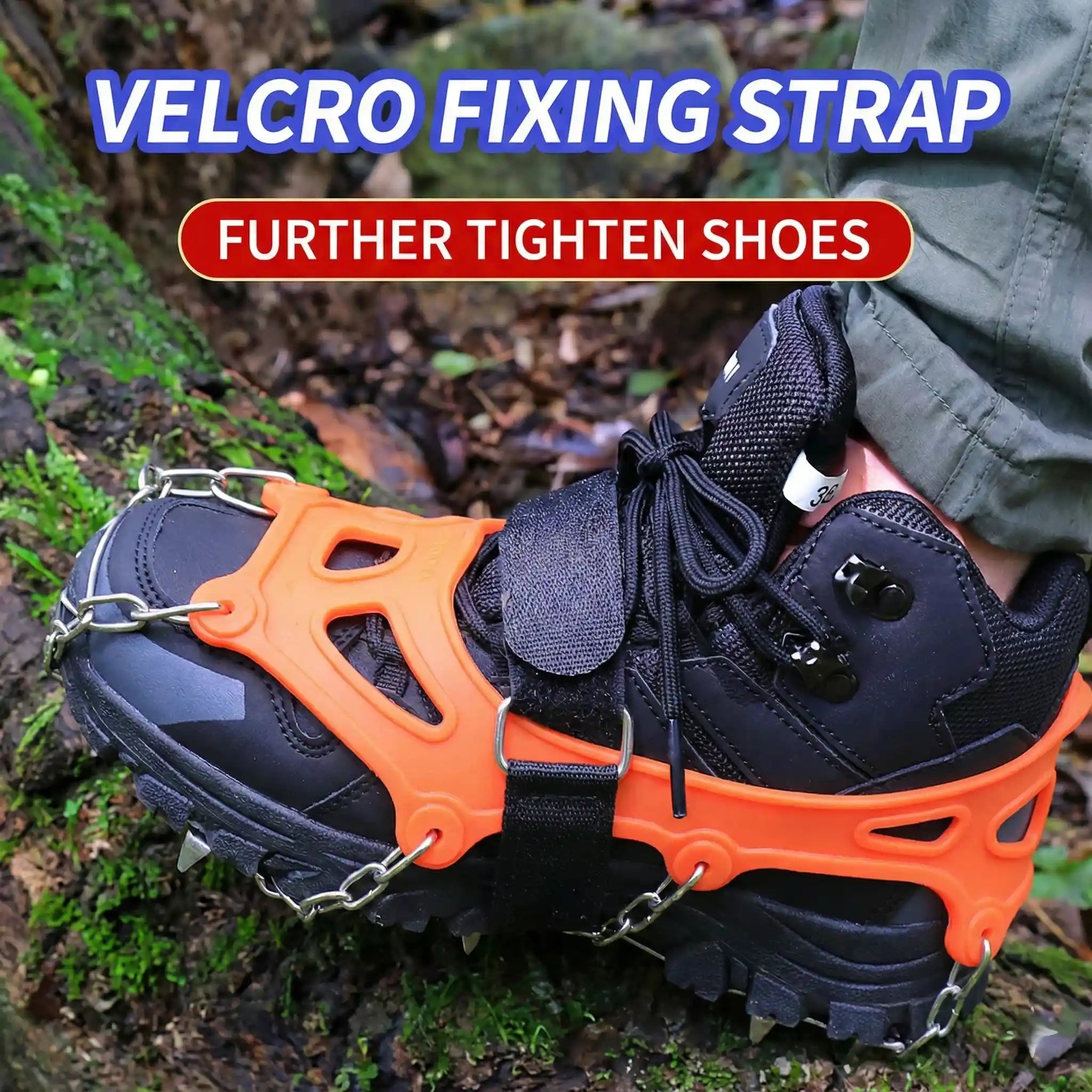 Ice Grip Shoe Covers – 24 Spikes