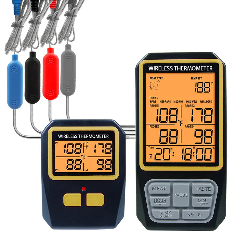 Outalu™ 4-Probe Wireless BBQ Master